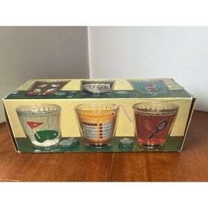 Vintage Leisure Time Insulated Tumblers 12oz x 4 Bingo Cards Plastic Cups
